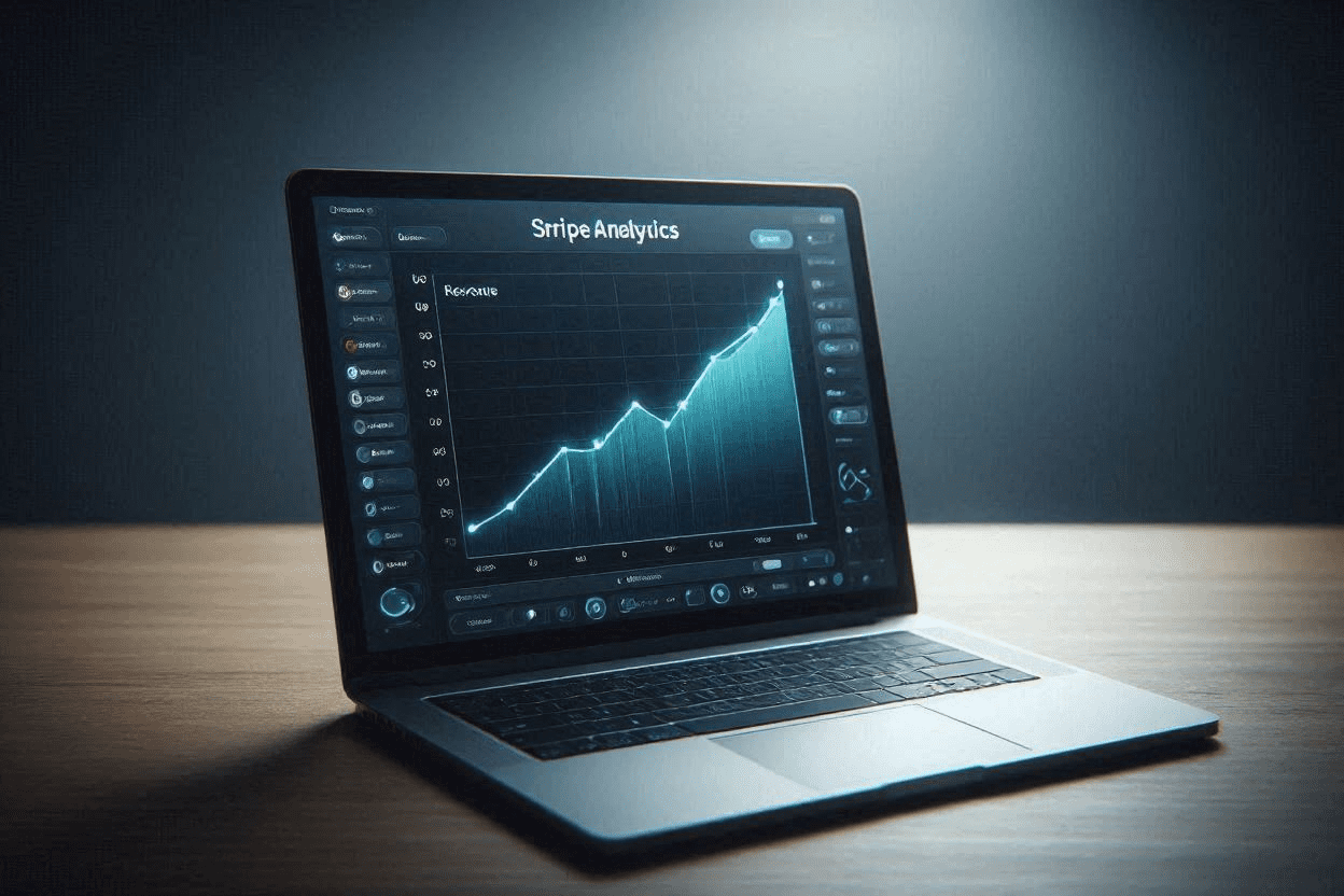 Establishing a successful faceless digital product business model dashboard graph.