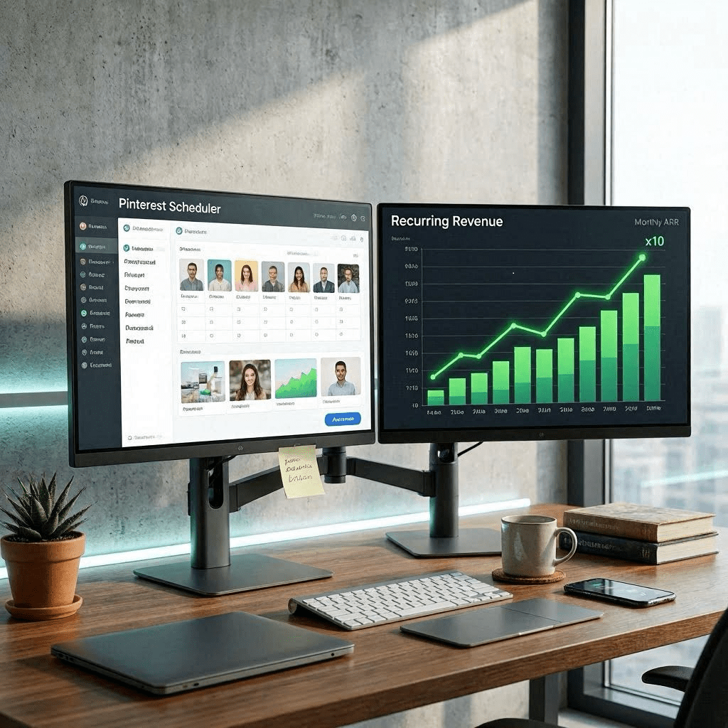The financial math behind high-ticket SaaS affiliate funnels on Pinterest.